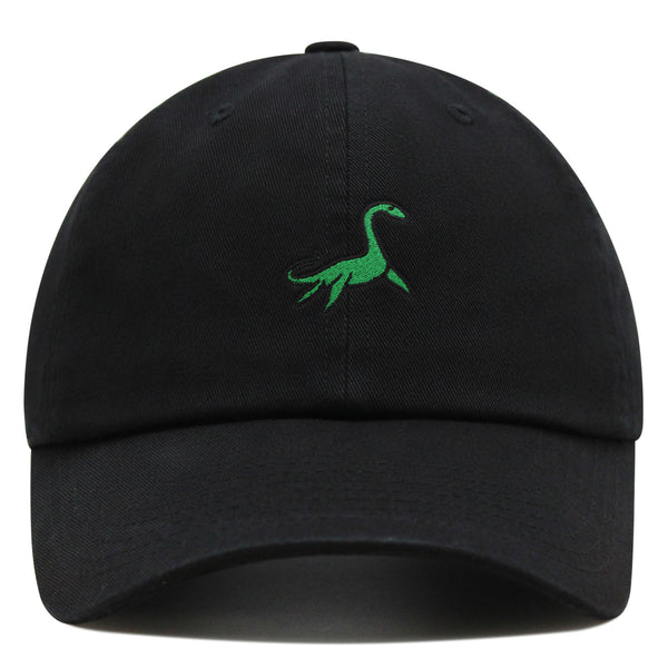 Elasmosaurus Dinosaur  Premium Dad Hat Embroidered Baseball Cap Green