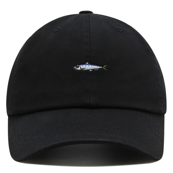 Sardines Premium Dad Hat Embroidered Baseball Cap Bait Fishing