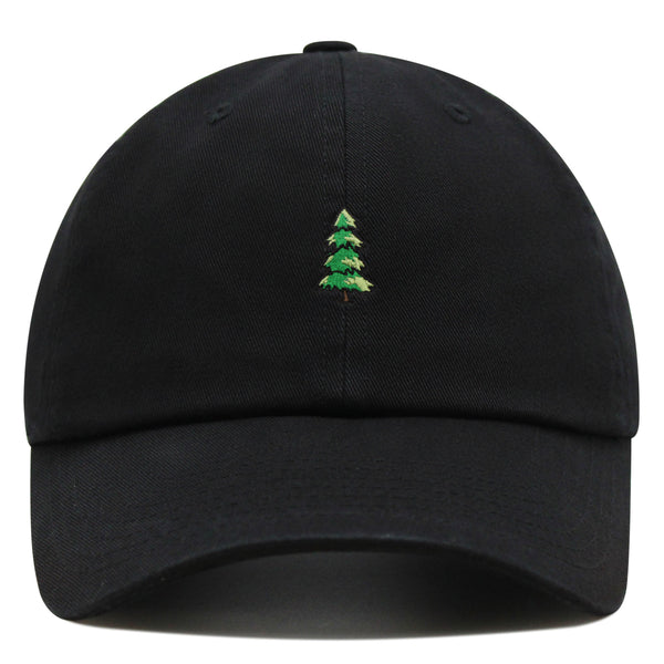 Pine Tree Premium Dad Hat Embroidered Baseball Cap Mountain