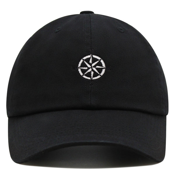 Compass Premium Dad Hat Embroidered Baseball Cap Adventure