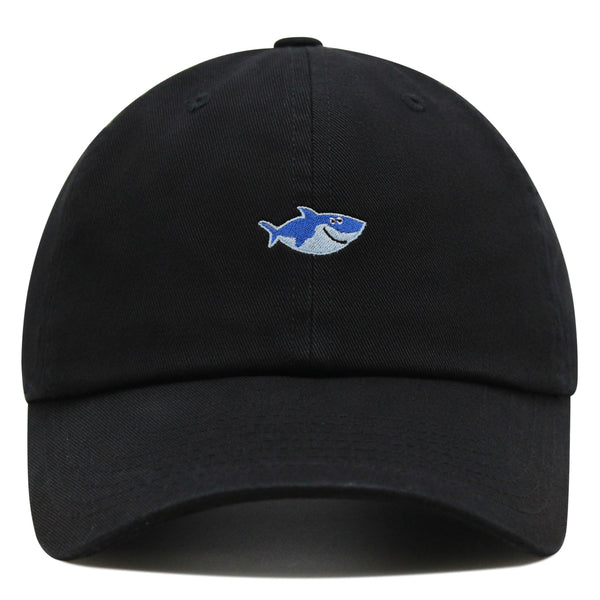 Cute Shark Premium Dad Hat Embroidered Baseball Cap Ocean Father