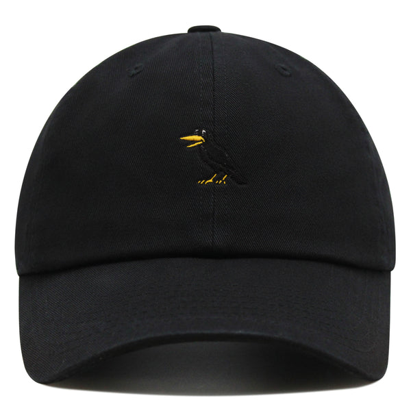 Crow Premium Dad Hat Embroidered Baseball Cap Bird