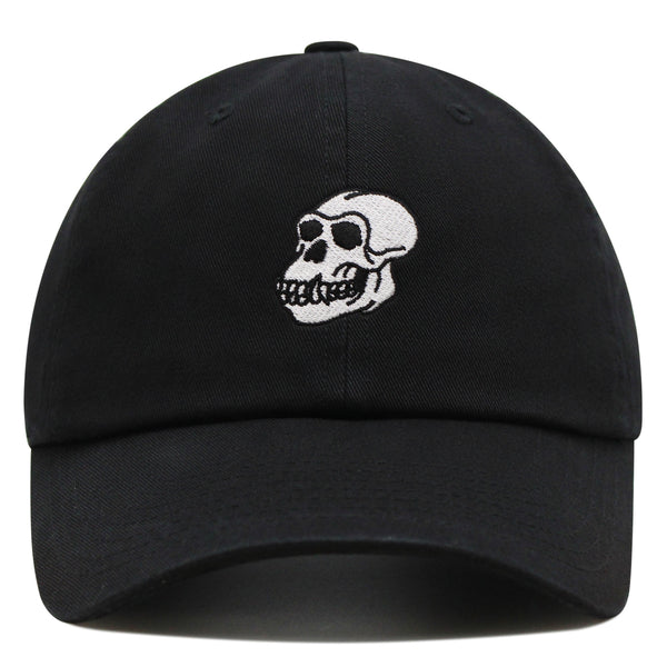 Gorilla Skull Premium Dad Hat Embroidered Baseball Cap Skelton