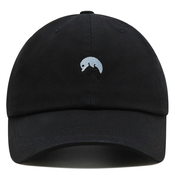 Dolphin Premium Dad Hat Embroidered Baseball Cap Ocean Cute