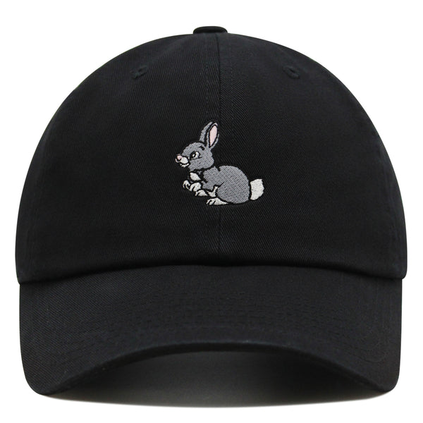 Rabbit Premium Dad Hat Embroidered Baseball Cap Cute