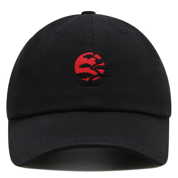 Bonsai Tree Premium Dad Hat Embroidered Baseball Cap Japanese