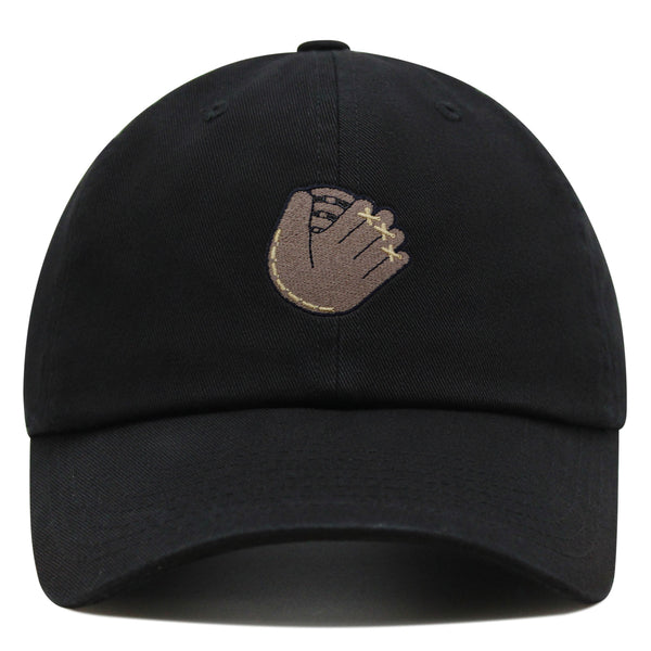 Baseball Glove Premium Dad Hat Embroidered Baseball Cap Sport