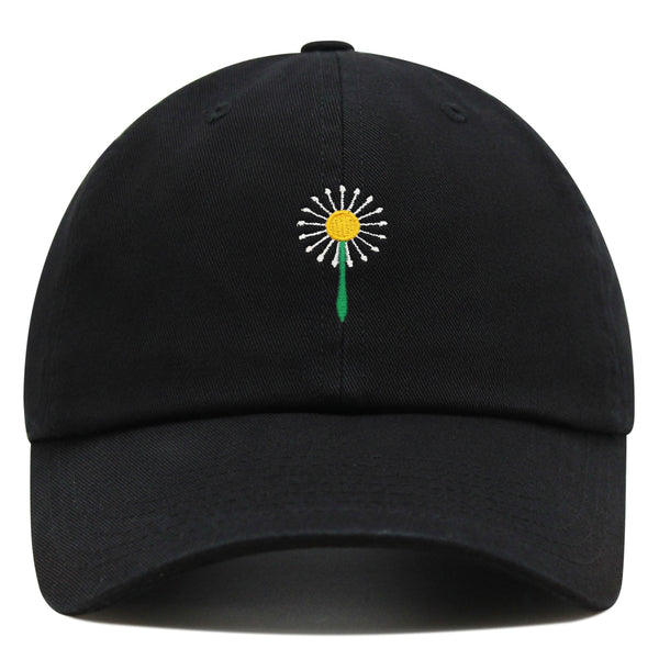 Dandelion Premium Dad Hat Embroidered Baseball Cap Flower