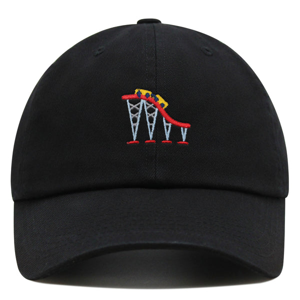 Roller Coaster Premium Dad Hat Embroidered Baseball Cap Tycoon