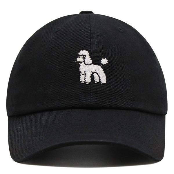 Fancy Poodle  Premium Dad Hat Embroidered Baseball Cap Puppies