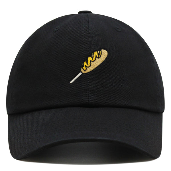 Corndog Premium Dad Hat Embroidered Baseball Cap Foodie