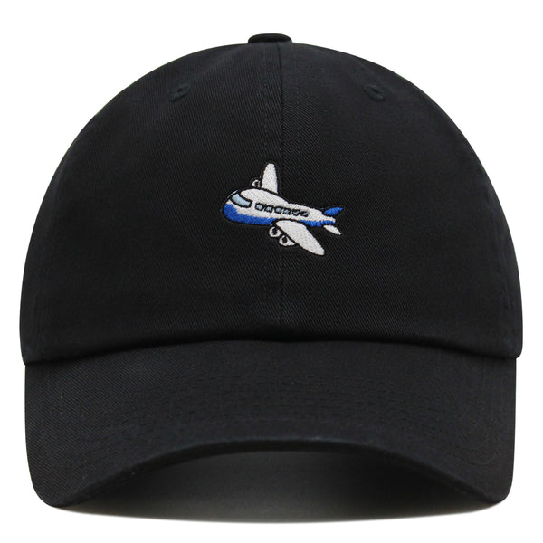 Airplane Premium Dad Hat Embroidered Baseball Cap Cute