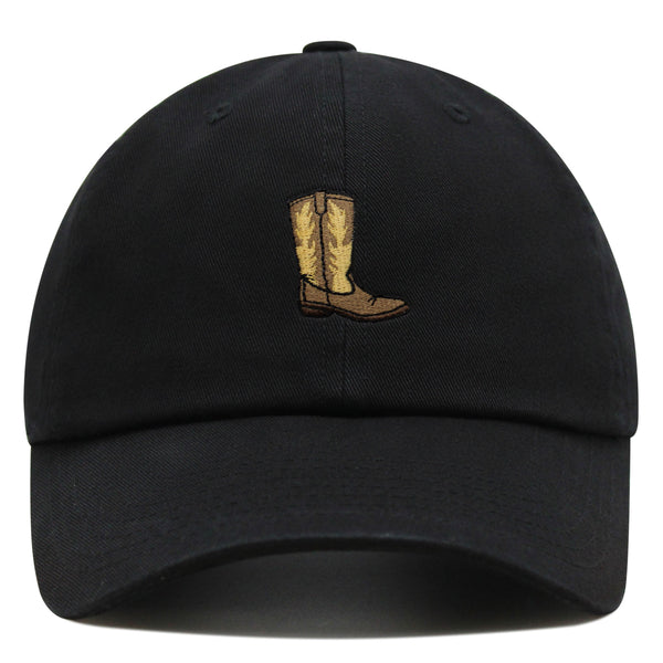 Cowboy Boot Premium Dad Hat Embroidered Baseball Cap Boots