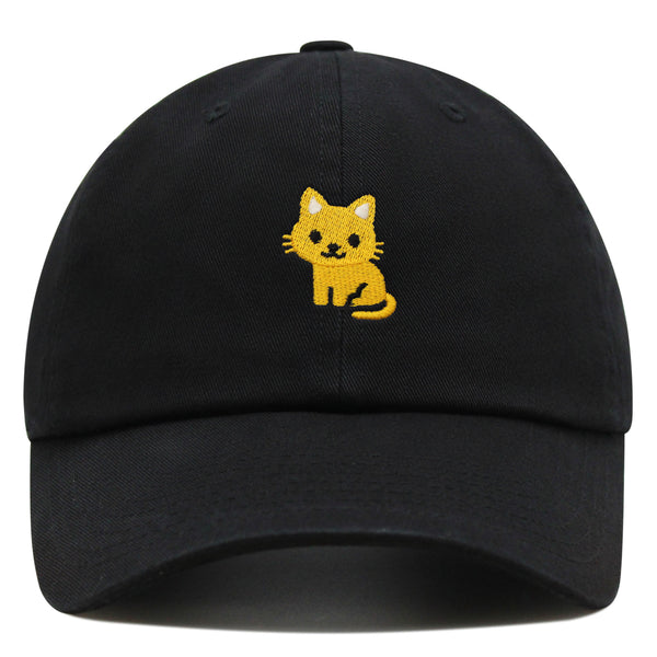 Cat Premium Dad Hat Embroidered Baseball Cap Cute