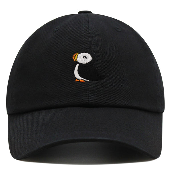 Puffin Premium Dad Hat Embroidered Baseball Cap Cute Bird