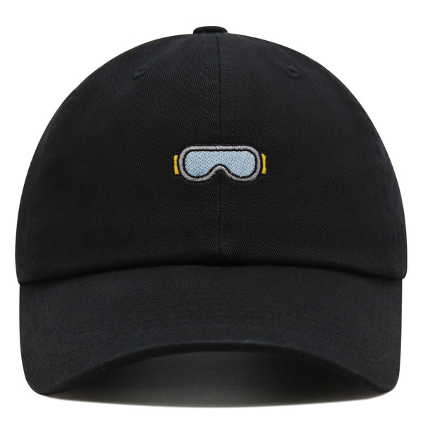 Ski Goggles Premium Dad Hat Embroidered Baseball Cap Funny