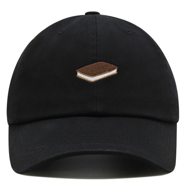 Ice Cream Sandwich Premium Dad Hat Embroidered Baseball Cap Foodie