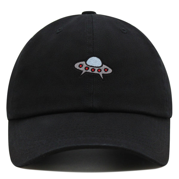 Flying Saucer UFO Premium Dad Hat Embroidered Baseball Cap Space Alien