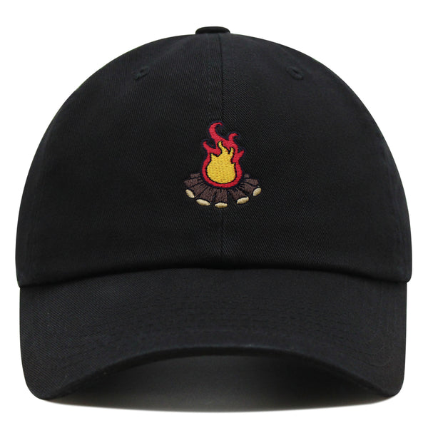 Camp Fire Premium Dad Hat Embroidered Baseball Cap Grill Pit