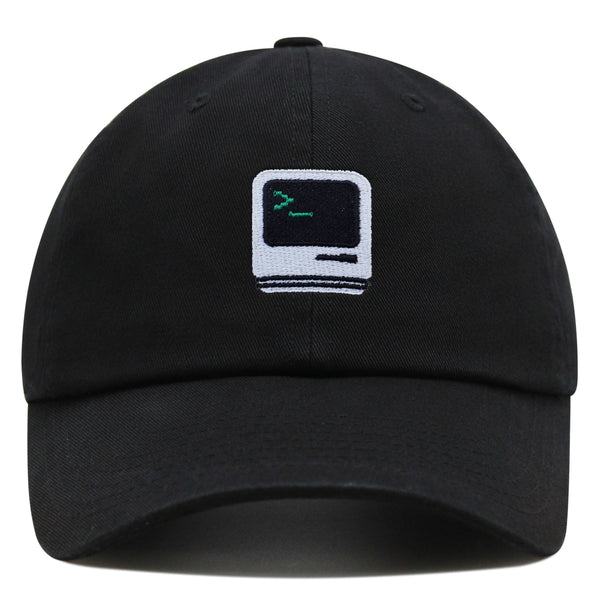 Vintage Computer Premium Dad Hat Embroidered Baseball Cap Old School