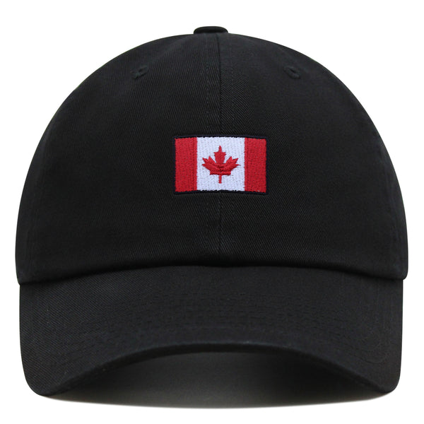 Canadian Flag Premium Dad Hat Embroidered Baseball Cap Canada Logo