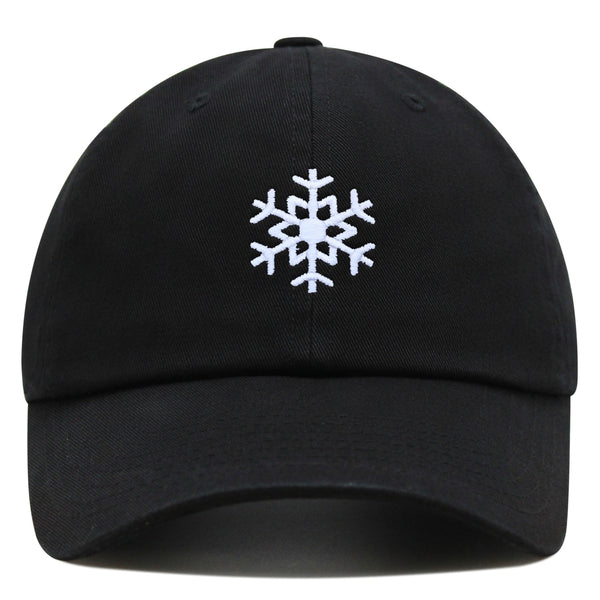 Snowflake Premium Dad Hat Embroidered Baseball Cap Crystal Symbol