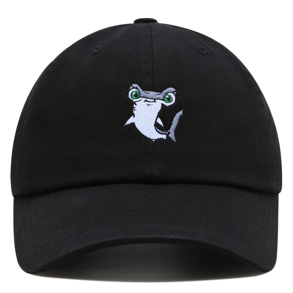 Hammerhead Shark Premium Dad Hat Embroidered Baseball Cap Cute Fish