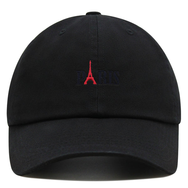 Eiffel Tower Premium Dad Hat Embroidered Baseball Cap Paris Logo