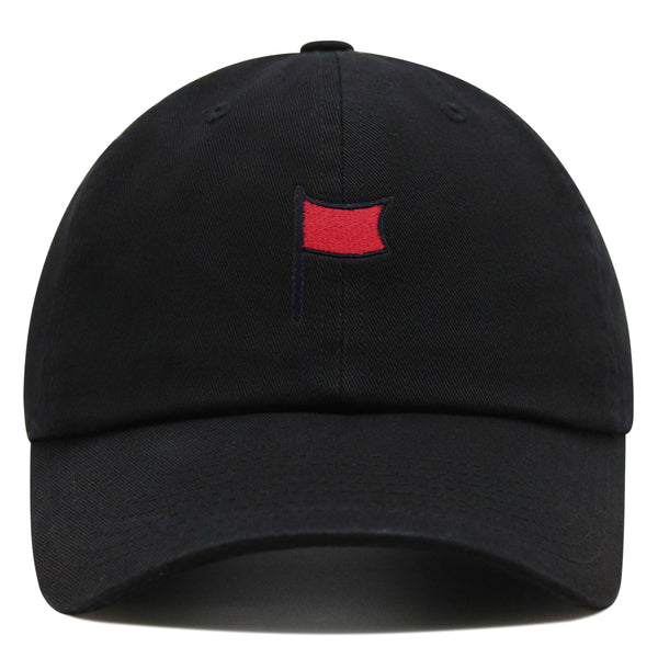 Red Flag Premium Dad Hat Embroidered Baseball Cap Symbol