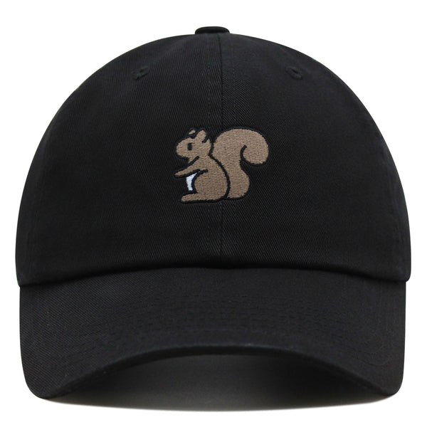 Cute Squirrel Premium Dad Hat Embroidered Baseball Cap Squirrel Hug