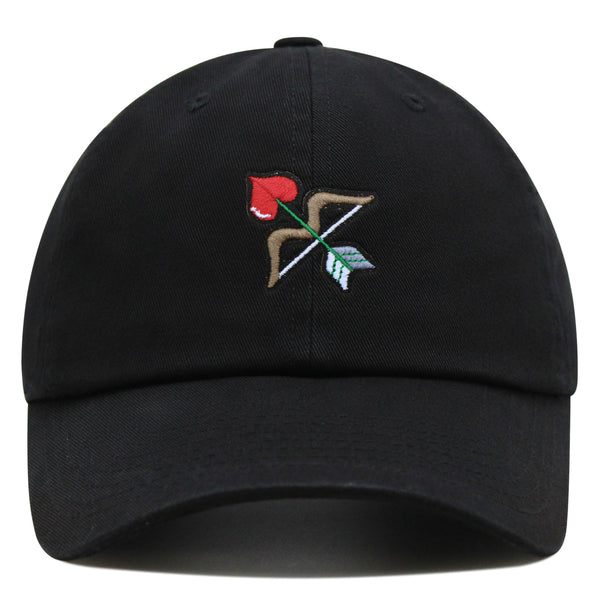 Valentines Day Bow Premium Dad Hat Embroidered Baseball Cap Cute Bow