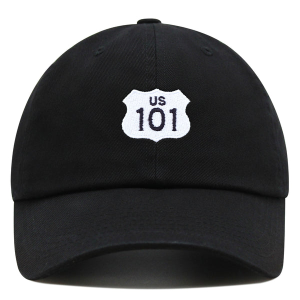 US 101 Freeway Premium Dad Hat Embroidered Cotton Baseball Cap California