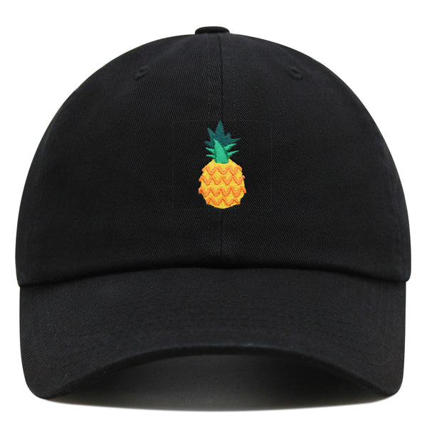 Simple Pineapple Premium Dad Hat Embroidered Cotton Baseball Cap Classic Fruit