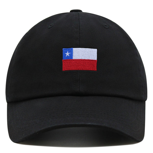 Chile Flag Premium Dad Hat Embroidered Cotton Baseball Cap Country Flag Series