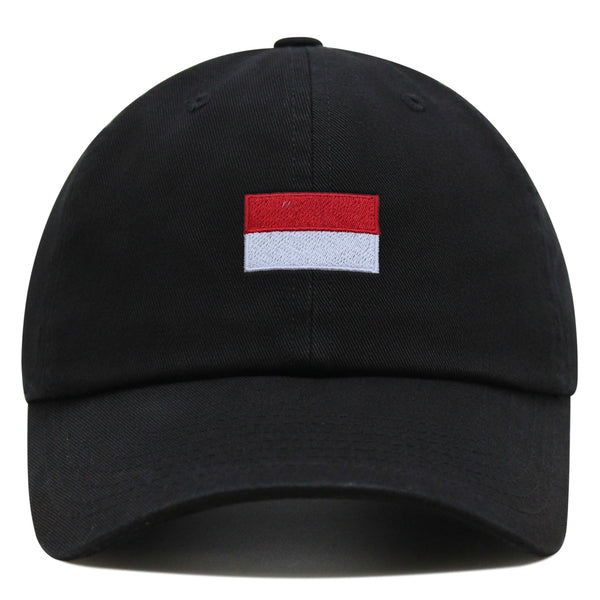 Indonesia Flag Premium Dad Hat Embroidered Cotton Baseball Cap Country Flag Series