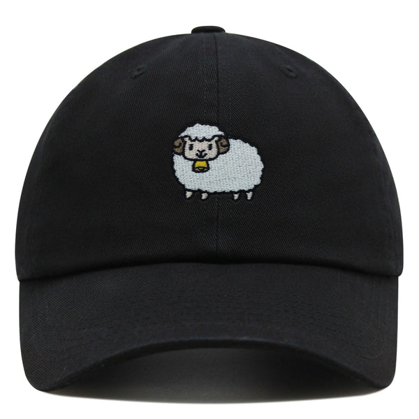 Cute Sheep Premium Dad Hat Embroidered Cotton Baseball Cap