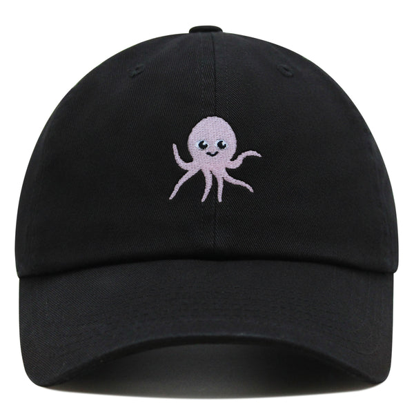 Cute Octopus Premium Dad Hat Embroidered Cotton Baseball Cap