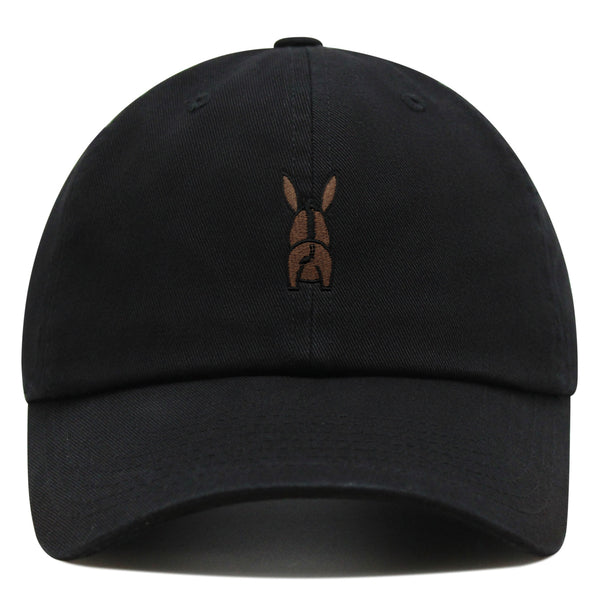 Donkey Butt Premium Dad Hat Embroidered Cotton Baseball Cap Funny Cute