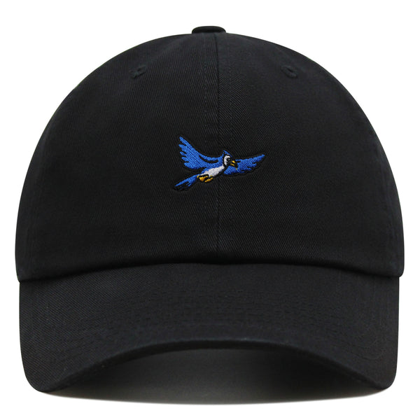 Flying Blue Jay Premium Dad Hat Embroidered Cotton Baseball Cap Canada