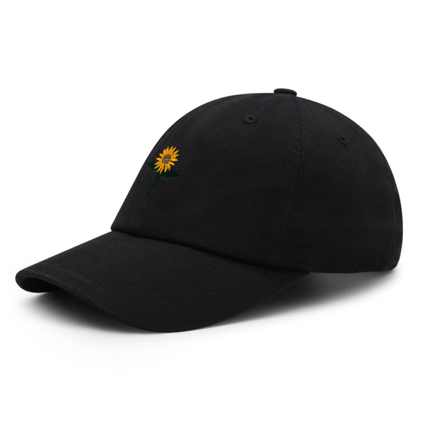 Sun Flower Premium Dad Hat Embroidered Baseball Cap Floral