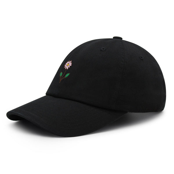 Flower Premium Dad Hat Embroidered Baseball Cap Flower Pink