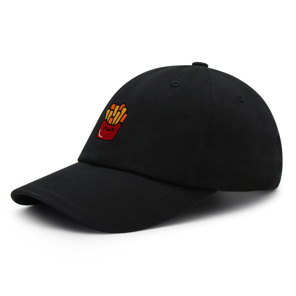 Smiling French Fries Premium Dad Hat Embroidered Baseball Cap Chips Fast Food