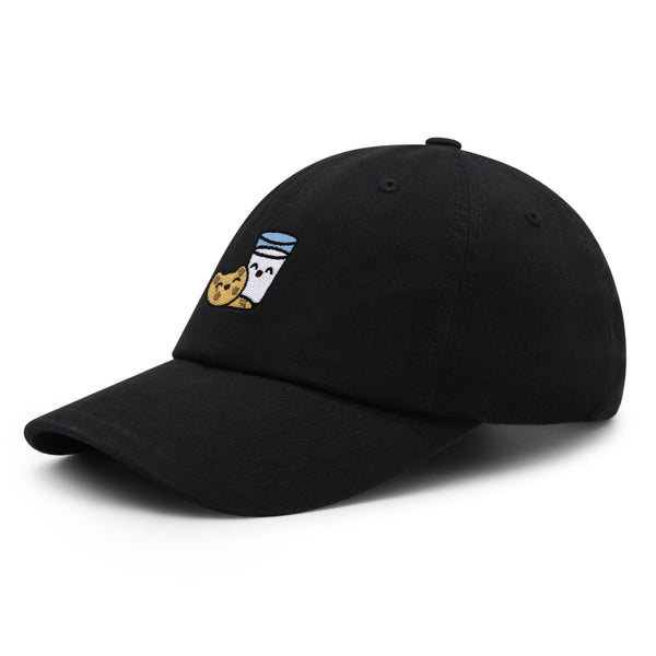 Milk and Cookie Premium Dad Hat Embroidered Baseball Cap Snack