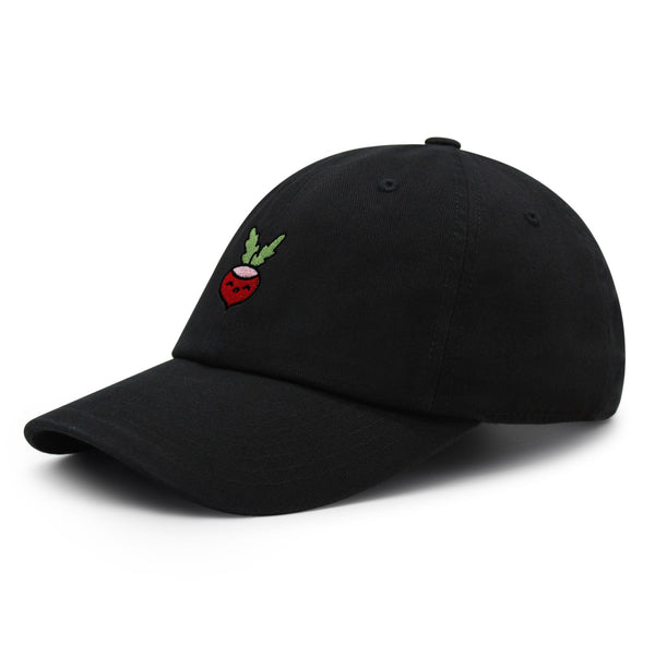 Radish Premium Dad Hat Embroidered Baseball Cap Vegan Vegetable Farmer