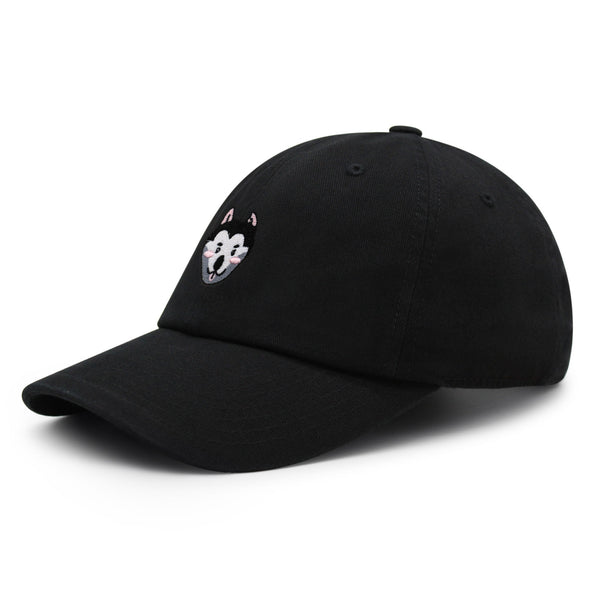 Husky Premium Dad Hat Embroidered Baseball Cap Dog Puppy