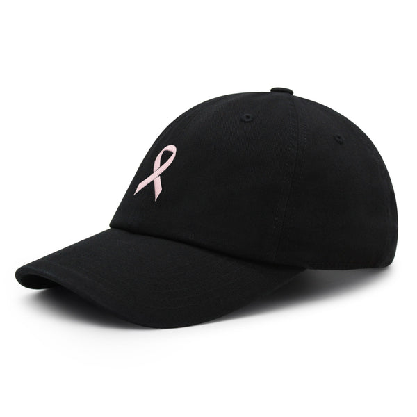 Pink Ribbon Premium Dad Hat Embroidered Baseball Cap Breast Cancer