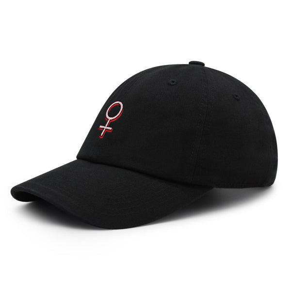 Female Gender Symbol Premium Dad Hat Embroidered Baseball Cap Tattoo