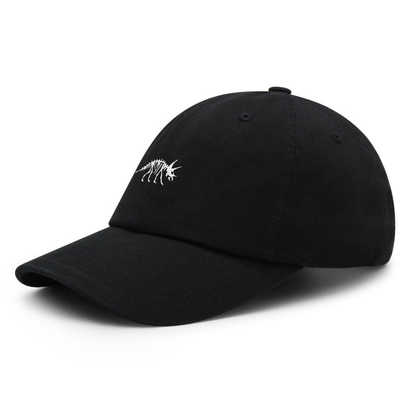 Dinosaur Fossil Skeleton Premium Dad Hat Embroidered Baseball Cap Skull