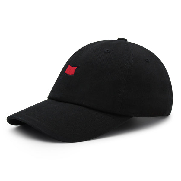 Red Flag Premium Dad Hat Embroidered Baseball Cap Symbol