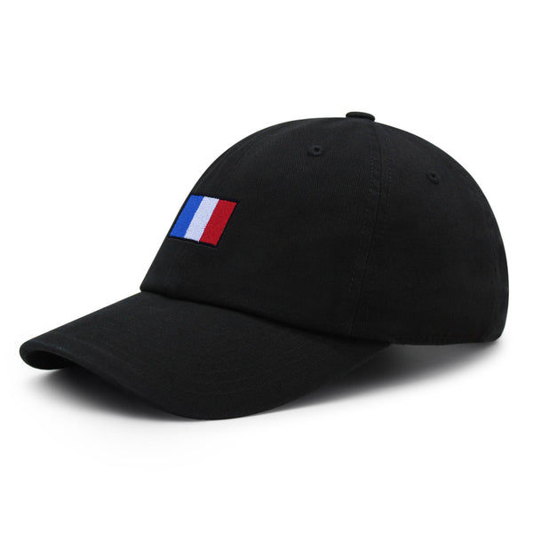 France Flag Premium Dad Hat Embroidered Cotton Baseball Cap Soccer